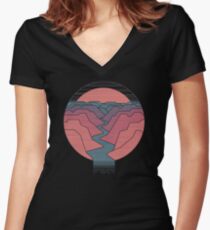 Canyon River Women's Fitted V-Neck T-Shirt