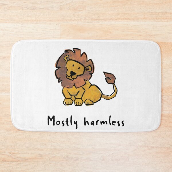 Item preview, Mostly harmless - Cute lion designed and sold by VeronArtLab.