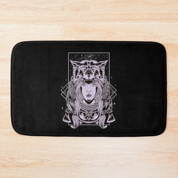 Item preview, Sacred Forest Native wolf Anime Girl designed and sold by aMortalArtist.