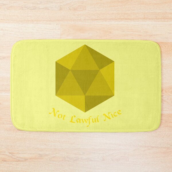 Item preview, D&D Not Lawful Nice Yellow designed and sold by hyone.