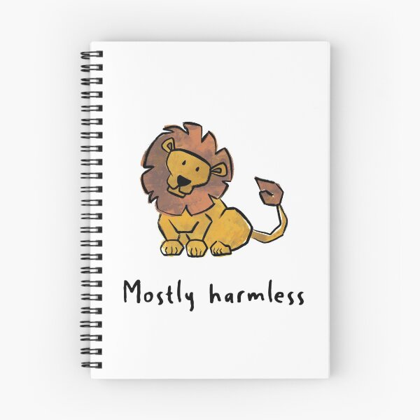 Item preview, Mostly harmless - Cute lion designed and sold by VeronArtLab.
