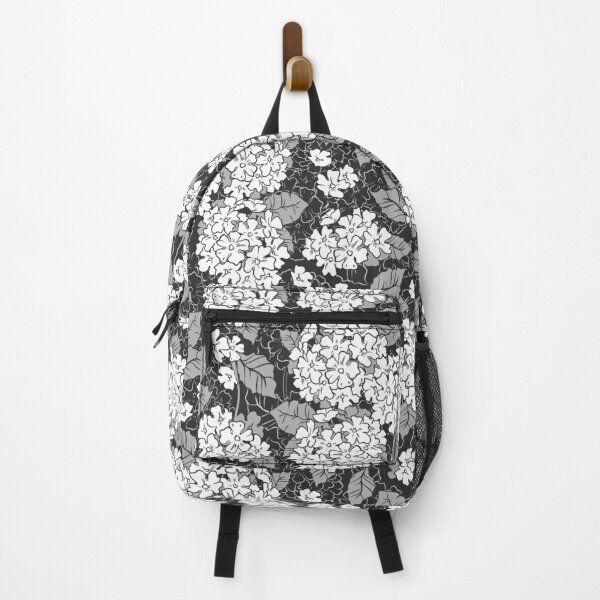 Item preview, Hydrangea flowers. Black and white floral pattern designed and sold by lents.