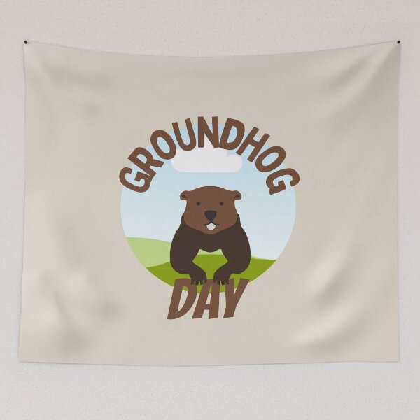 Item preview, Groundhog Day - Groundhogday design designed and sold by Brat-Cat-Shirts.