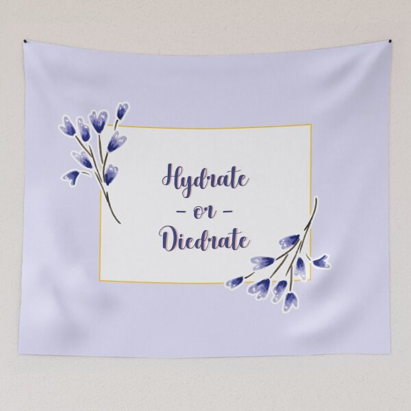 Item preview, Hydrate or diedrate h2o just add water hydro sticker 3 designed and sold by DoodlesFlowers.
