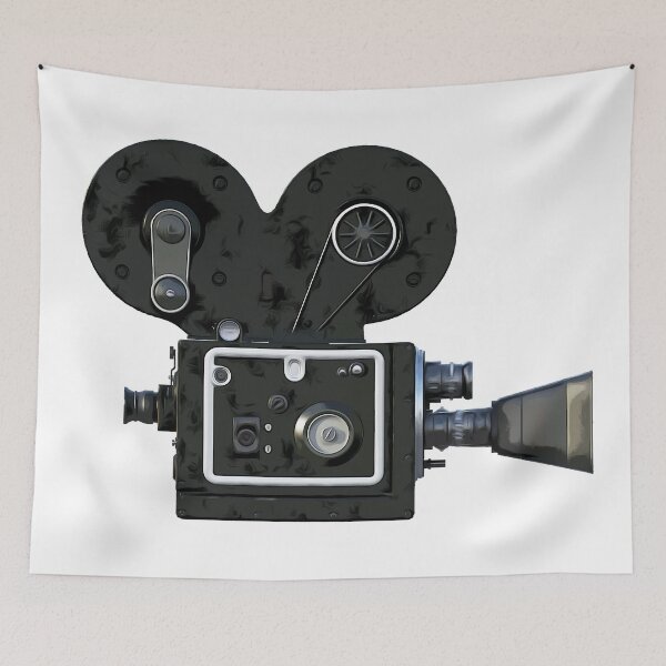 Item preview, Old Movie Camera - vintage cinema designed and sold by PeterADesign.