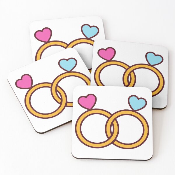 Item preview, Valentine rings designed and sold by Artsy Corner.
