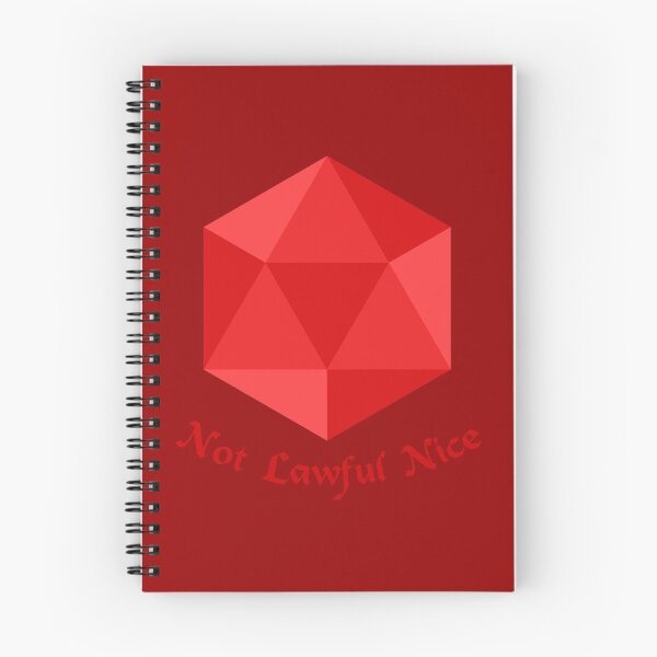 Item preview, D&D Not Lawful Nice Red designed and sold by hyone.