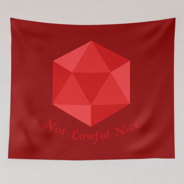 Item preview, D&D Not Lawful Nice Red designed and sold by hyone.