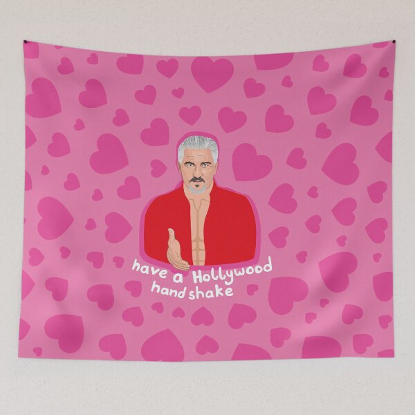 Item preview, Paul Hollywood - Holly Wood Handshake Hearts - Great British Bake Off (Baking Show) designed and sold by ponychops.