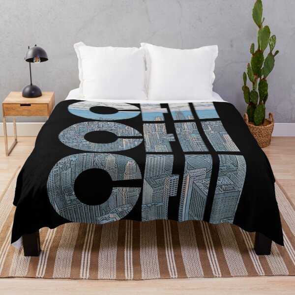 Item preview, Chicago, Illinois CHI Cityscape Repeating Pattern designed and sold by CrabbyLobster.