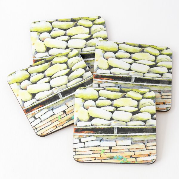 Item preview, Hortus Conclusus: piles of bricks and stones designed and sold by Giuseppe Cocco.