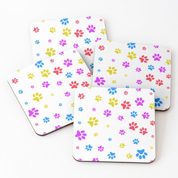 Item preview, Colorful Dog Cat Paw Pattern designed and sold by JobaBreezy.