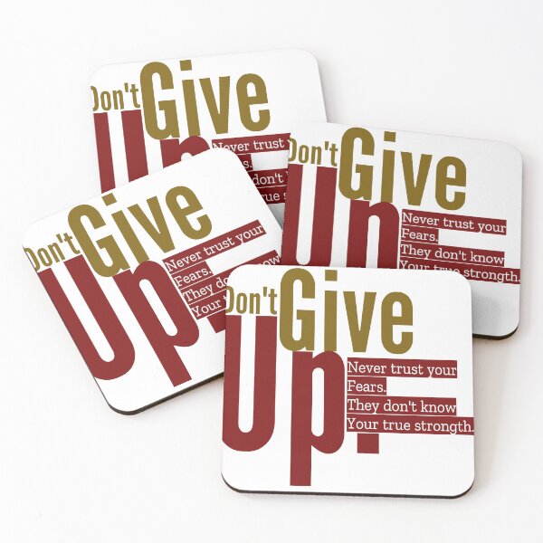Item preview, dont give up  designed and sold by MXanwar.