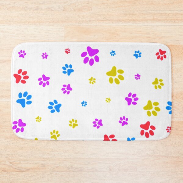 Item preview, Colorful Dog Cat Paw Pattern designed and sold by JobaBreezy.