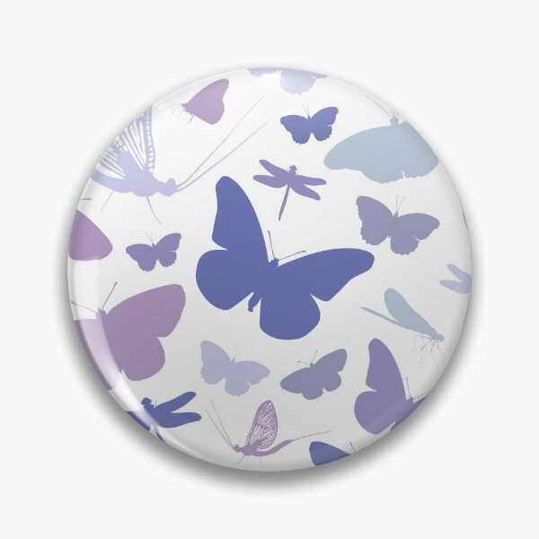 Item preview, Purple butterfly and dragonfly pattern designed and sold by Sengflo.