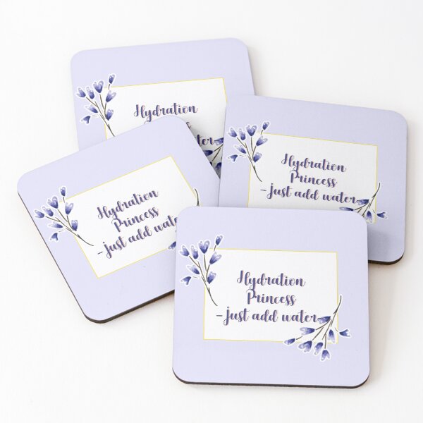 Item preview, Hydration princess h2o just add water hydro sticker 3 designed and sold by DoodlesFlowers.