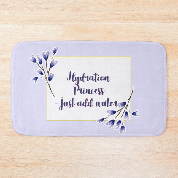 Item preview, Hydration princess h2o just add water hydro sticker 3 designed and sold by DoodlesFlowers.