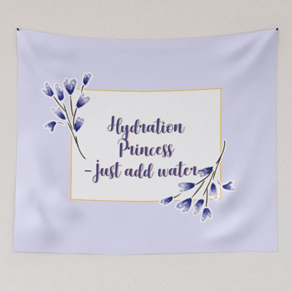 Item preview, Hydration princess h2o just add water hydro sticker 3 designed and sold by DoodlesFlowers.