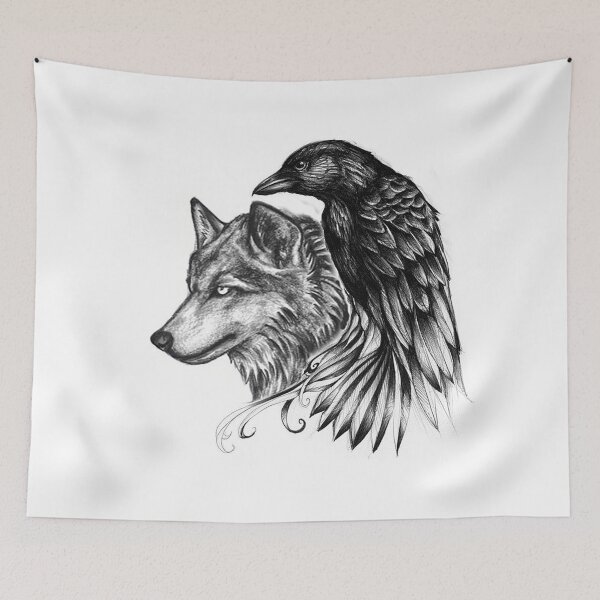 Item preview, WOLF AND CROW designed and sold by jonyboyka.