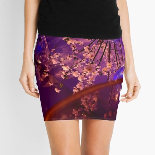 Mirrored flowers Mini Skirt
