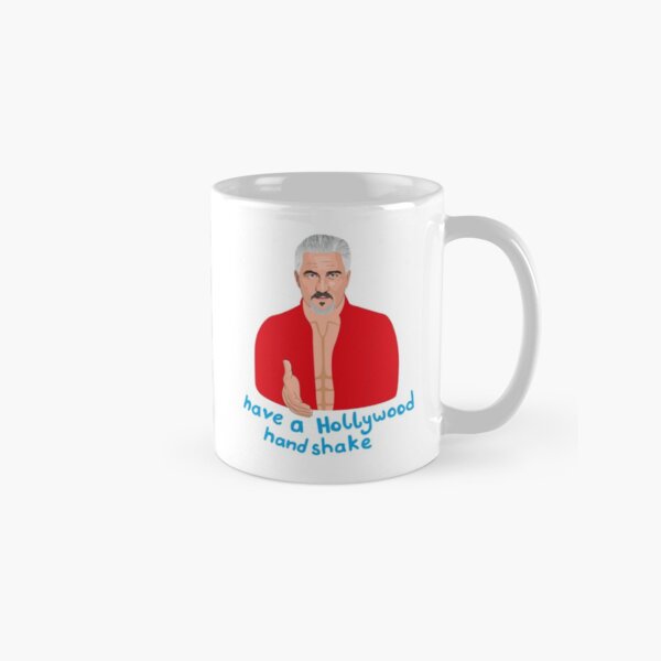 Paul Hollywood - Holly Wood Handshake - Great British Bake Off (Baking Show) Classic Mug