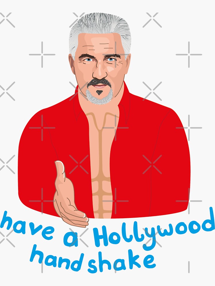 "Paul Hollywood Holly Wood Handshake Great British Bake Off (Baking