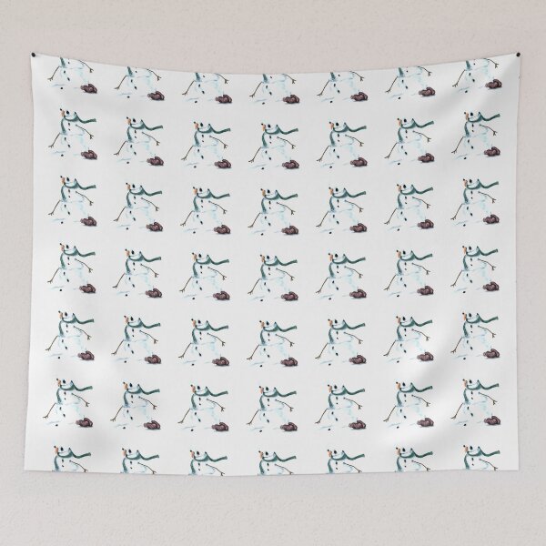 Item preview, Sad Melting Snowman: daily doodle design designed and sold by Hannah's  Doodles.