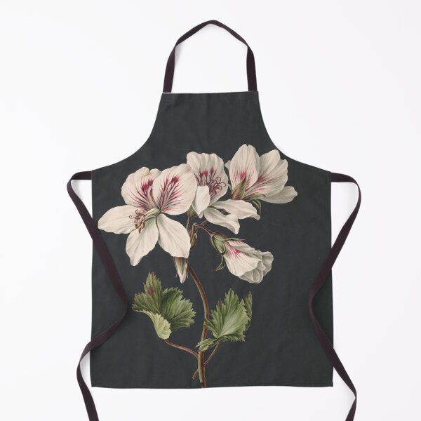 Item preview, Pelargonium Album Bicolor (geranium) designed and sold by redstitchlab.