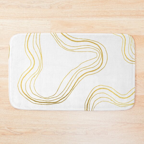 Item preview, Dissimilar circles in gold designed and sold by printhappy.