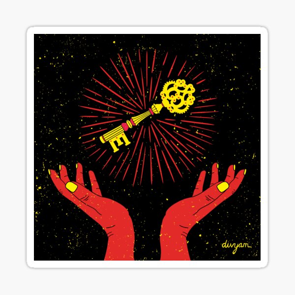 The Magic Key Sticker