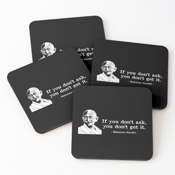 Item preview, If You Don't Ask Quote Mahatma Gandhi designed and sold by jakehughes2015.