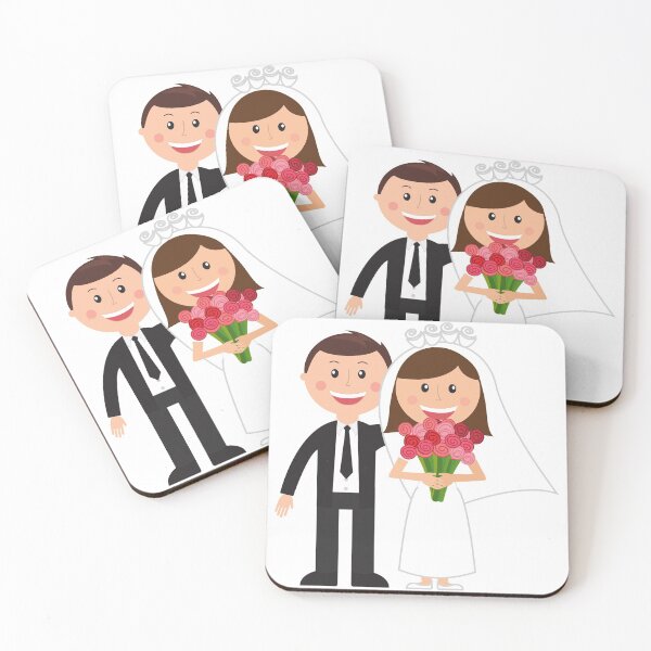 Item preview, Bride and groom designed and sold by Artsy Corner.