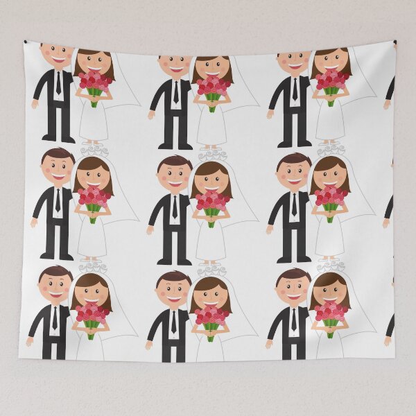 Item preview, Bride and groom designed and sold by Artsy Corner.