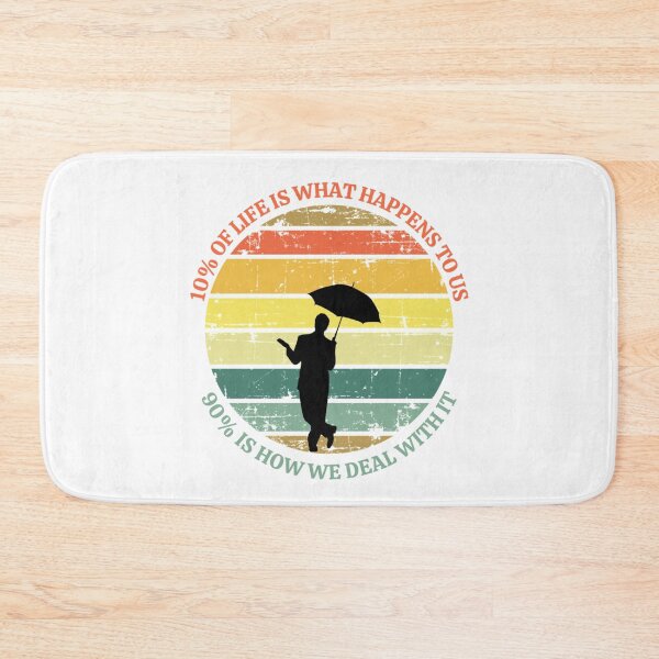 Item preview, 10% Of Life Is What Happens To Us 90% Is How We Deal With It | Inspirational Words About Life Stay Positive designed and sold by brooklyntowner.