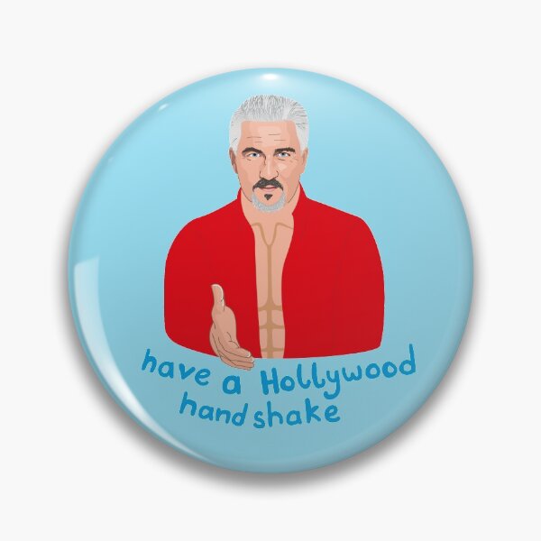 Item preview, Paul Hollywood - Holly Wood Handshake - Great British Bake Off (Baking Show) designed and sold by ponychops.