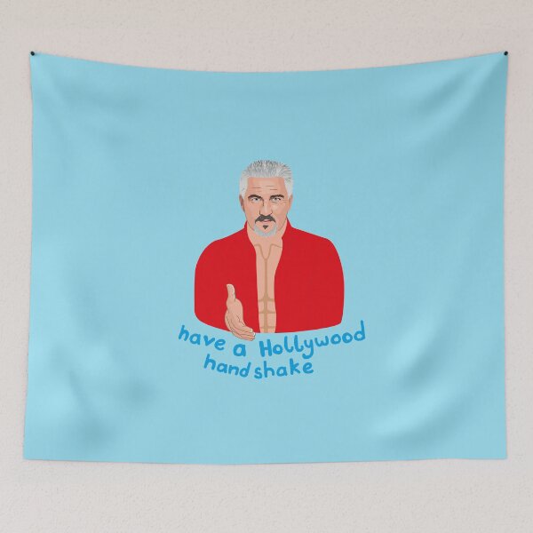 Item preview, Paul Hollywood - Holly Wood Handshake - Great British Bake Off (Baking Show) designed and sold by ponychops.