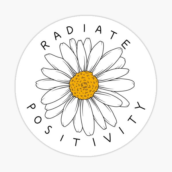 Common Daisies Flower Sticker