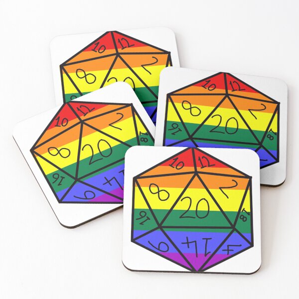 Item preview, Gay Pride D20 designed and sold by Katy Briant.