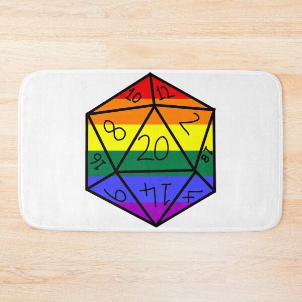 Item preview, Gay Pride D20 designed and sold by Katy Briant.