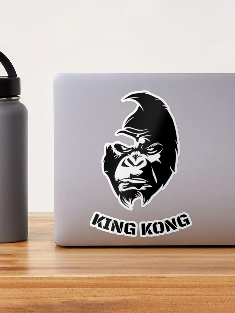 Autocollant ordinateur King Kong Apple - TenStickers