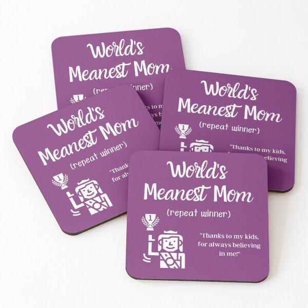 Item preview, World's Meanest Mom (repeat winner) designed and sold by Ollie P.  Leo.