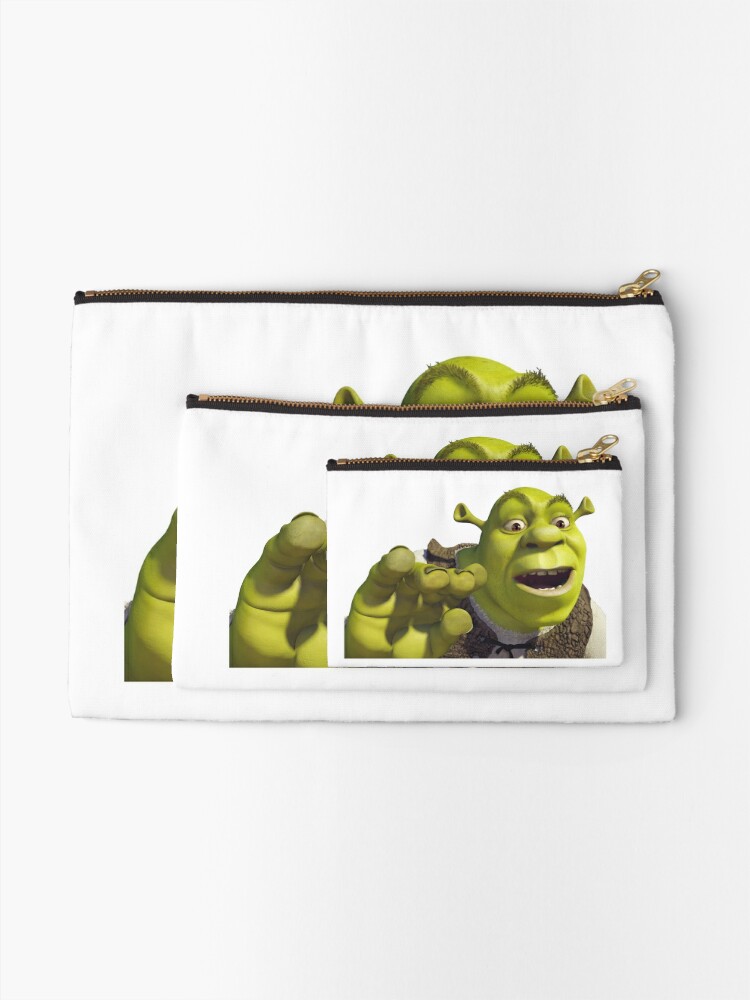 Shrek face meme | Zipper Pouch