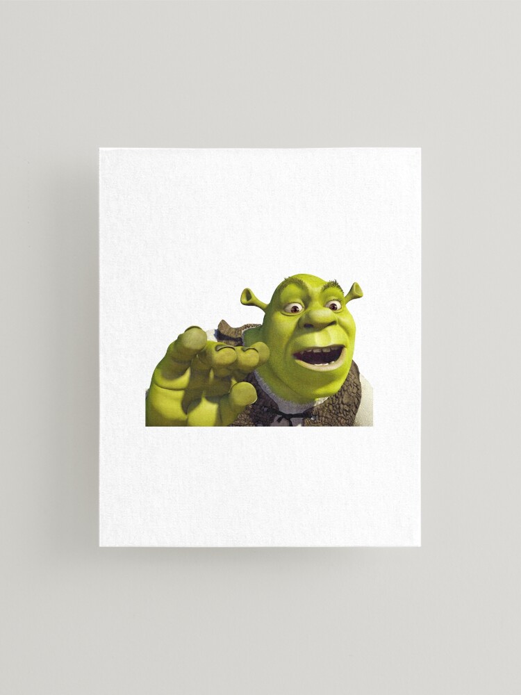 Screaming Shrek  Metal Print for Sale by SunnyMoonCrafts