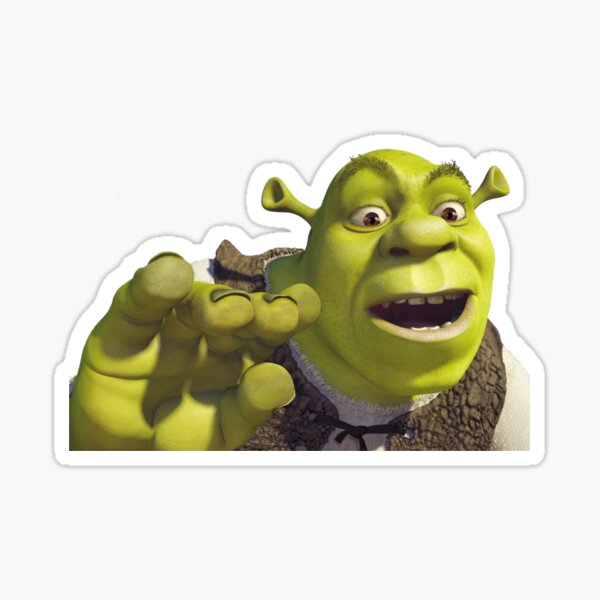  Shrek Yikes Face Sticker - Sticker Graphic - Auto