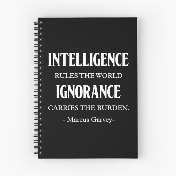 Item preview, Intelligence Black History Month Quote Marcus Garvey designed and sold by jakehughes2015.