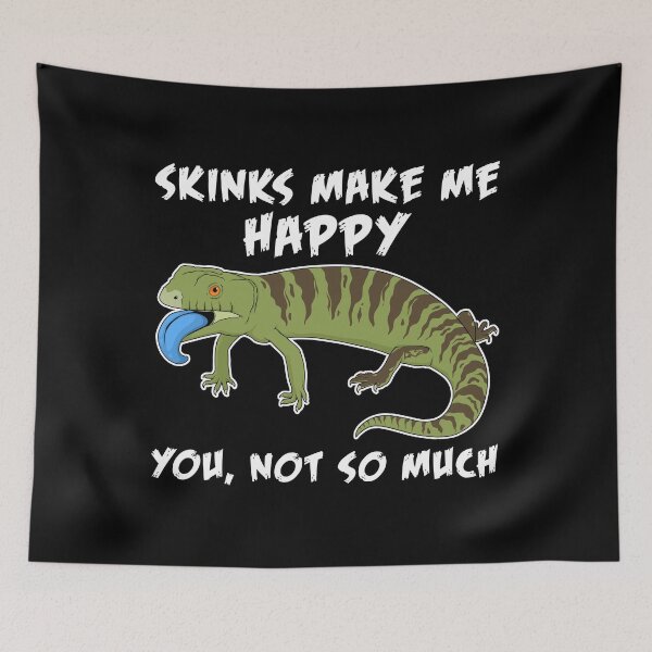 Item preview, Happy Reptile Lover Pet Lizard Blue Tongue Skink designed and sold by jakehughes2015.