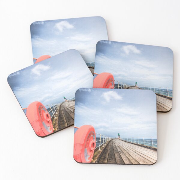 Item preview, Whitby Pier, Moody Sky designed and sold by Paul Thompson Photography.