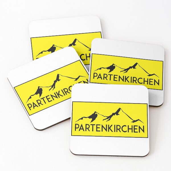 Item preview, Partenkirchen Deutschland Skiing Ski Mountains Germany Bavaria designed and sold by DESTINATIONS DECAL.