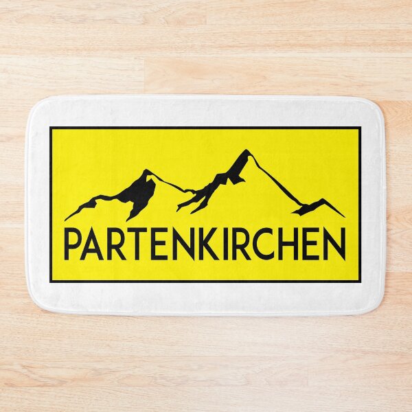 Item preview, Partenkirchen Deutschland Skiing Ski Mountains Germany Bavaria designed and sold by DESTINATIONS DECAL.
