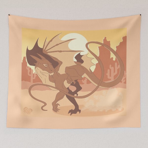 Item preview, desert dragon designed and sold by Jellybeancreate.